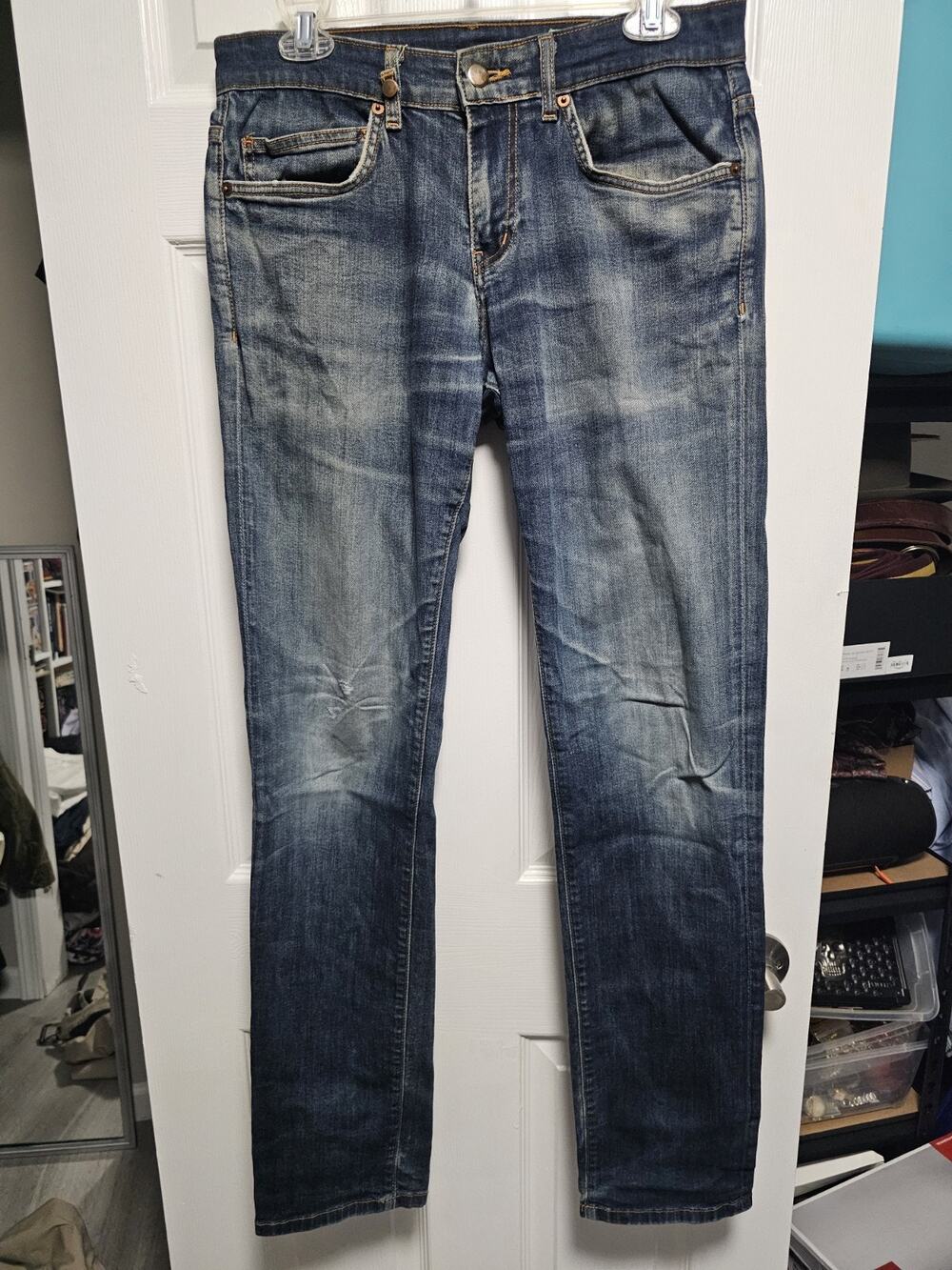 Aviator Jeans Womens Size 30 Slim Fit High Rise Made In USA